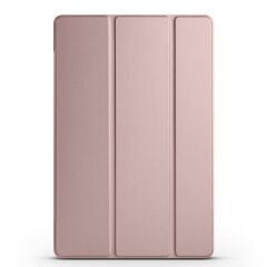 Galaxy Tab A9 Plus 11'' uyumlu Kapaklı Kılıf Standlı Flip Smart Akıllı Kapak Uyku Modlu Tablet Kılıfı Rose Gold