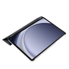 Galaxy Tab A9 Plus 11'' uyumlu Kapaklı Kılıf Standlı Flip Smart Akıllı Kapak Uyku Modlu Tablet Kılıfı Siyah