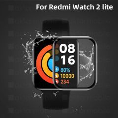 Redmi Watch 2 Lite uyumlu Ekran Koruyucu 3D Tam Kapatan Kavisli PPMA Nano Cam Tam Uyumlu