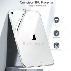 Apple iPad 10. Nesil 2022 10.9'' uyumlu Şeffaf Silikon Kılıf Anti Shock Koruyucu Kapak Darbe Emici