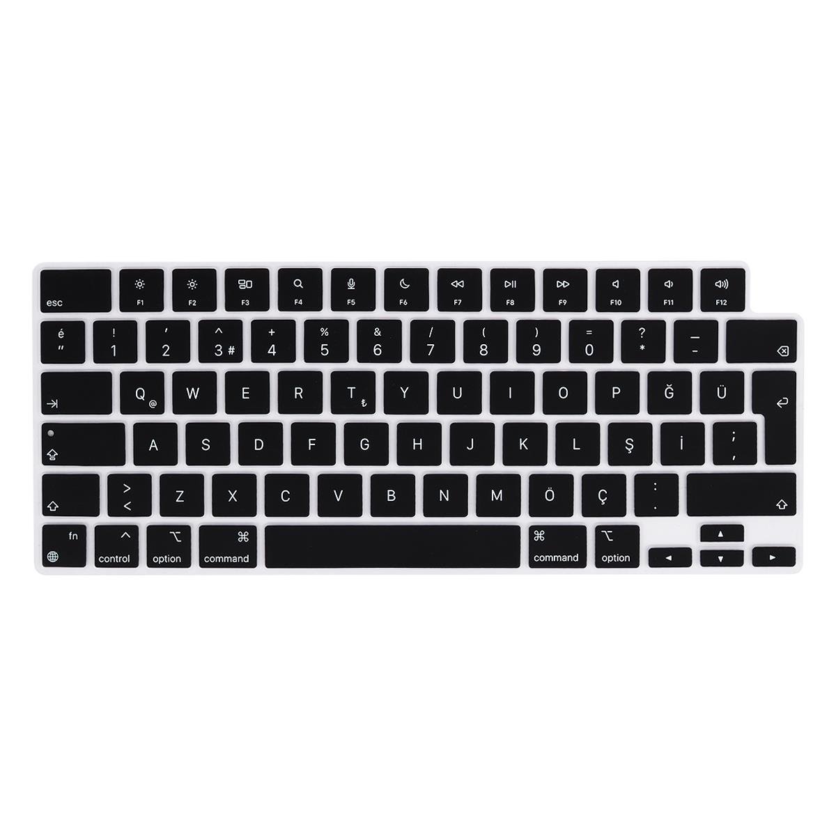 MacBook Air 15 M2 2023 A2941 15.3'' uyumlu Klavye Koruyucu Türkçe Q Silikon Ped