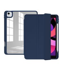 iPad Air 5. Nesil 2022 10.9'' M1 uyumlu Kılıf Ayrılabilen Mıknatıslı Kapaklı Kalem Bölmeli Standlı