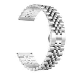 Samsung Galaxy Watch 7 40 / 44 mm Uyumlu Metal Kordon Rolex Style Jubilee Hafif Metal Kayış