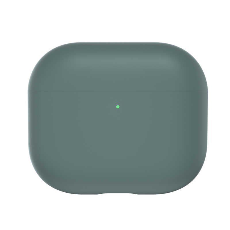 Apple Airpods 3 Kılıf Benks Liquid Silikon PC Kapak Yeşil