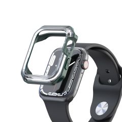 Apple Watch 8 45 mm uyumlu Kasa Koruyucu Spor Tasarım Premium Gövde Koruma (Önü Açık) Koyu Yeşil