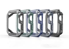 Apple Watch 8 45 mm uyumlu Kasa Koruyucu Spor Tasarım Premium Gövde Koruma (Önü Açık) Koyu Yeşil