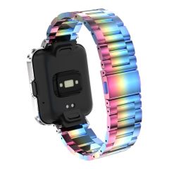 Redmi Watch 2 Lite uyumlu Baklalı Model Metal Kordon & Kasa Koruma 2 in 1 Paslanmaz Çelik Kayış