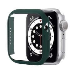 Apple Watch 7 41 mm uyumlu Ekran Koruyucu Kasa Koruma Full Body Gard Tüm Gövde Koruyucu Tam Koruma Koyu Yeşil