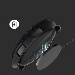 Galaxy Watch 6 Classic 47 mm uyumlu Ekran Koruyucu & Kasa Koruma Spor Görünüm Bezel Halka 360 Koruma