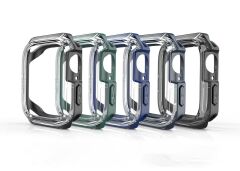 Apple Watch 8 45 mm uyumlu Kasa Koruyucu Spor Tasarım Premium Gövde Koruma (Önü Açık) Siyah