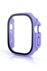 Apple Watch Ultra 49 mm uyumlu Cam Ekran Koruyucu Kasa Koruma Full Body Tüm Gövde Darbe Emici
