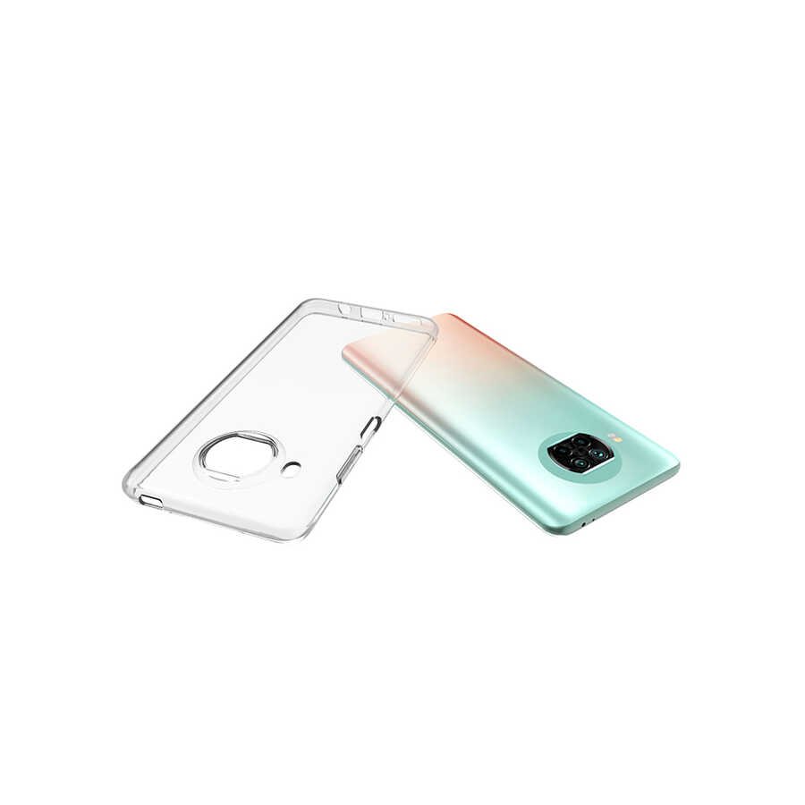 Xiaomi Redmi Note 9 Pro 5G Kılıf Zore Süper Silikon Kapak Renksiz