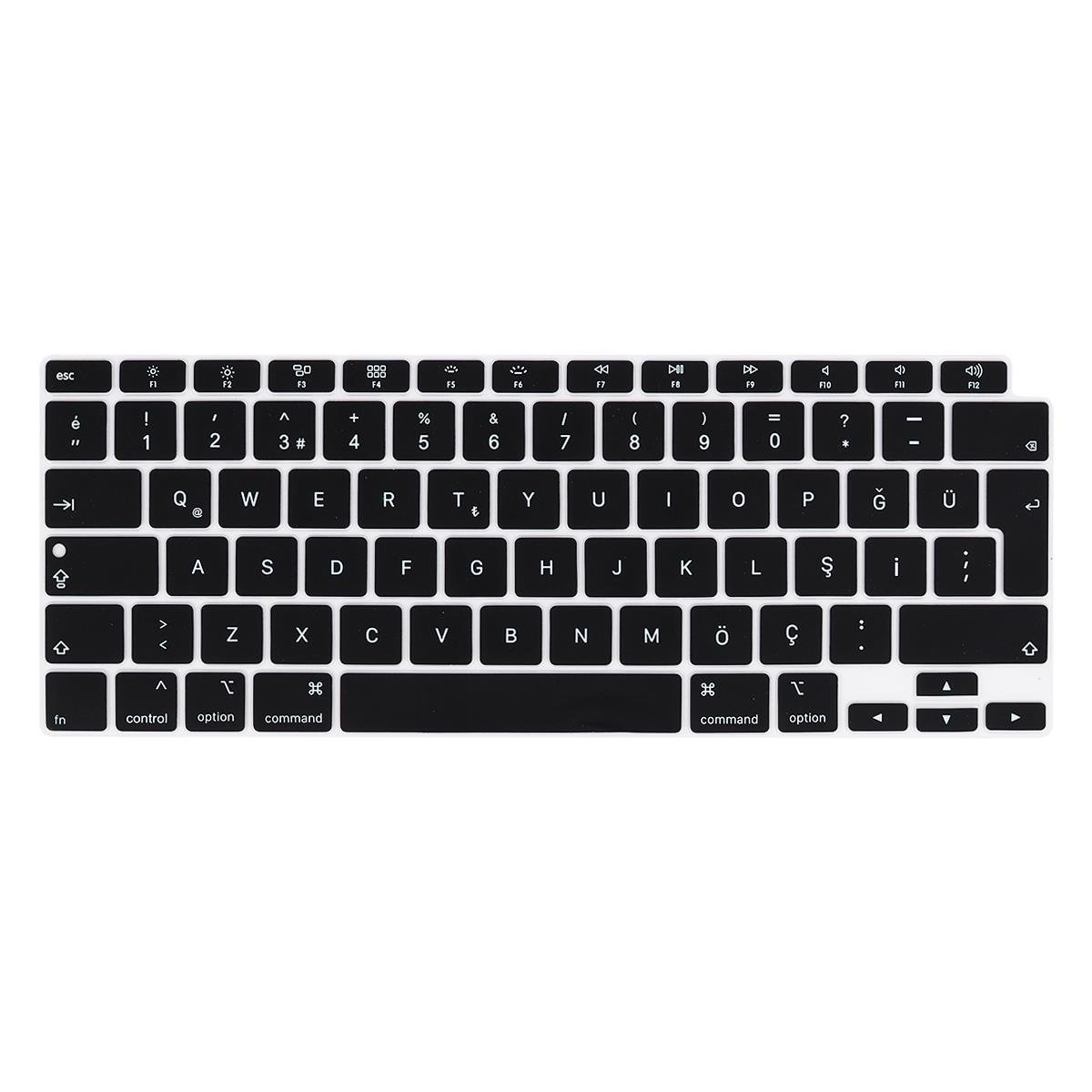 MacBook Air 13 2020 Klavye Koruyucu 13.3'' A2179 Uyumlu Türkçe Q Silikon Ped