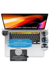 MacBook Pro 13 2020 Klavye Koruyucu 13.3'' A2251 / A2289 Uyumlu Türkçe Q Silikon Ped
