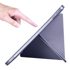 iPad 10. Nesil 2022 10.9'' Uyumlu Kılıf Kalem Bölmeli Standlı Akıllı Uyku Modlu Kapaklı Tablet Kılıfı Levander Gray