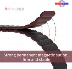 Redmi Watch 5 Active / Lite uyumlu Magnetik Silikon Kordon Çift Renkli Mıknatıslı Premium Kayış