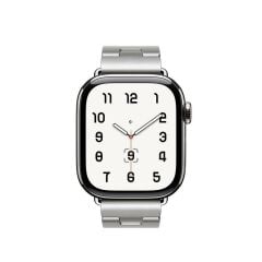 Apple Watch 6 5 4 3 2 1 SE 42 44 mm uyumlu Paslanmaz Çelik Premium Kordon Grand H Model Kayış