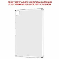 Apple iPad Pro 12.9 2021 5. Nesil Kılıf Silikon Tablet Kılıfı Esnek TPU Kapak