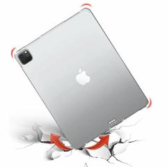 Apple iPad Pro 12.9 2021 5. Nesil Kılıf Silikon Tablet Kılıfı Esnek TPU Kapak