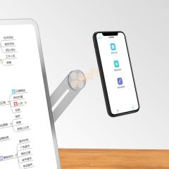 Monitör & Laptop için Mıknatıslı Telefon Tutucu - Katlanabilir - Alüminyum Alaşım