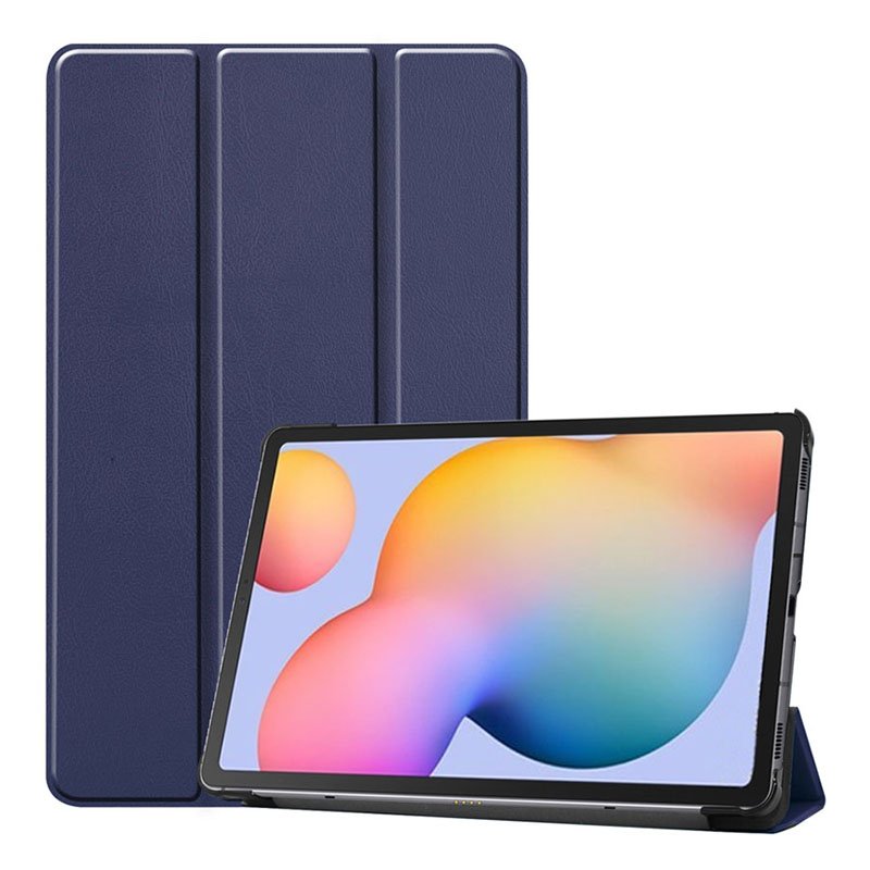 Samsung Galaxy Tab S8 11'' uyumlu Kılıf Flip Akıllı Kapak Standlı Smart Cover Uyku Modlu Lacivert