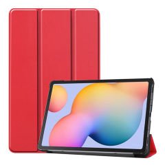 Samsung Galaxy Tab S8 11'' uyumlu Kılıf Flip Akıllı Kapak Standlı Smart Cover Uyku Modlu Kırmızı