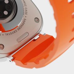 Apple Watch 7 8 9 41 mm uyumlu Premium Silikon Kordon Spor & Şık Tasarım Kayış