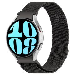 Samsung Galaxy Watch 7 40 / 44 mm Mıknatıslı Hasır Metal Örgü Kordon Kayış Tam Uyumlu Orijinal Pim