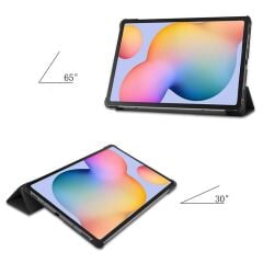 Samsung Galaxy Tab S8 11'' uyumlu Kılıf Flip Akıllı Kapak Standlı Smart Cover Uyku Modlu Gold