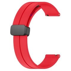 Redmi Watch 5 Active / Lite uyumlu Silikon Kordon Magnetik D Tokalı Spor Kayış Mıknatıslı Toka