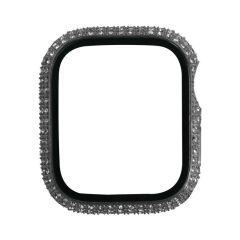 Apple Watch 7 8 41 mm uyumlu Ekran Koruyucu & Kasa Koruma Full Taşlı Tasarım Işıltılı Görünüm