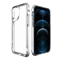 iPhone 12 Pro Max uyumlu Kılıf Şeffaf Silikon Kapak Agresif Tasarım Üstün Koruma Yükseltilmiş Kenar
