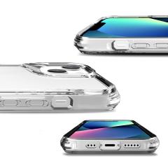 iPhone 13 uyumlu Kılıf Şeffaf Silikon Kapak Agresif Tasarım Üstün Koruma Yükseltilmiş Kenar