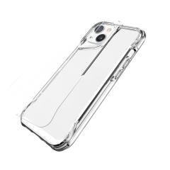 iPhone 13 uyumlu Kılıf Şeffaf Silikon Kapak Agresif Tasarım Üstün Koruma Yükseltilmiş Kenar