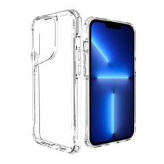 iPhone 13 Pro Max uyumlu Kılıf Şeffaf Silikon Kapak Agresif Tasarım Üstün Koruma Yükseltilmiş Kenar