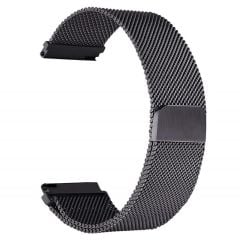 Redmi Watch 5 Active / Lite Uyumlu Hasır Metal Kordon Mıknatıslı Tel Örgü Kayış