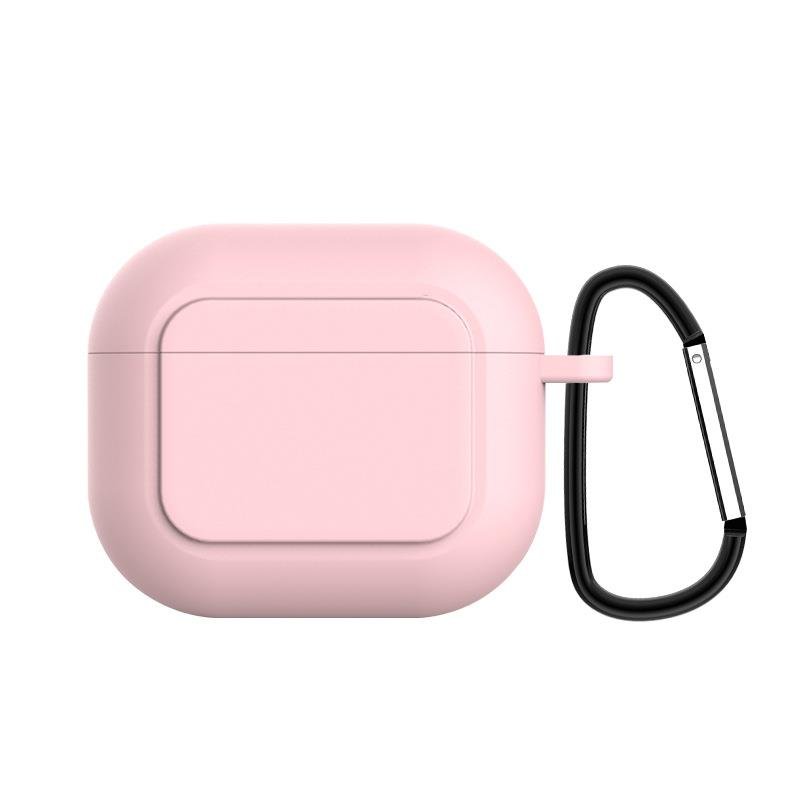 Airpods 3. Nesil Uyumlu Kılıf Silikon Kulaklık Kılıfı Tam Koruma Yumuşak Doku Pudra
