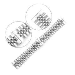 Xiaomi Mi Watch Uyumlu Metal Kordon Rolex Style Jubilee Hafif Metal Kayış