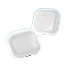 Airpods 4. Nesil Uyumlu Kılıf Şeffaf Kristal Silikon Kapak Kulaklık Kılıfı