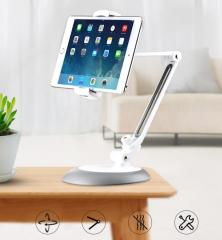 Masa Üstü Tablet Tutucu Telefon Standı Ayarlanabilir 4'' - 10'' inc - Metal Alaşım - Katlanabilir