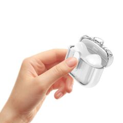 Airpods 4. Nesil Uyumlu Kılıf Kilitli Tuşlu Tasarım Şeffaf Silikon Kapak Darbe Emici Kulaklık Kılıfı Şeffaf