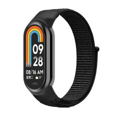 Xiaomi Mi Band 8 / 9 uyumlu Spor Loop Kordon Hasır Örgü Kayış Cırt Cırtlı Velcro