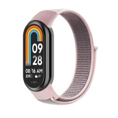 Xiaomi Mi Band 8 / 9 uyumlu Spor Loop Kordon Hasır Örgü Kayış Cırt Cırtlı Velcro