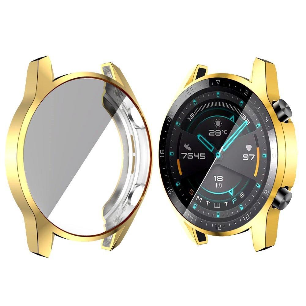 Huawei GT 2 46 mm Ekran Koruyucu Kasa Koruma Full Body Gard Tüm Gövde Koruyucu Tam Koruma 360 °