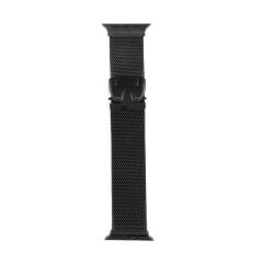 Apple Watch 7 8 9 45 mm Uyumlu Hasır Metal Örgü Kordon Kayış Ayarlanabilir Kilitli Toka