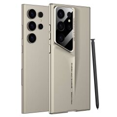 Galaxy S24 Ultra uyumlu Kılıf Kamera Korumalı Spor Tasarım İnce Sert Rubber Procase Kapak