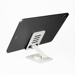 Masa Üstü Metal Telefon Standı Tablet Tutucu 360 Dönebilen Ayarlanabilir Açı Çok Fonksiyonlu