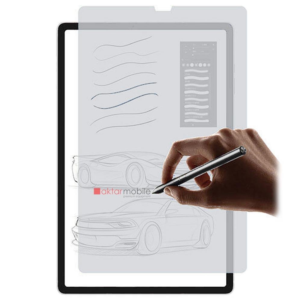 Galaxy Tab A9 8.7'' uyumlu Paper Like Ekran Koruyucu Kağıt Hissi Tasarım Mat Yüzey Nano Esnek