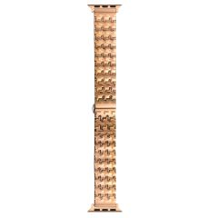 Apple Watch 6 SE 5 4 3 2 1 42 44 mm Metal Kordon Zikzak Tasarımlı Premium Paslanmaz Çelik Kayış