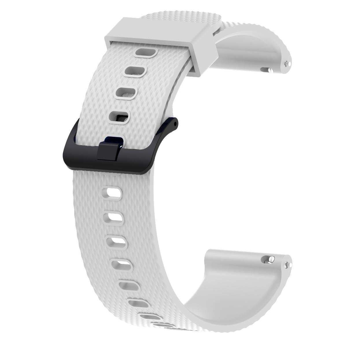 Samsung Galaxy Watch 7 40 / 44 mm Uyumlu Silikon Kordon Tırtıklı Tasarım Premium Spor Kayış